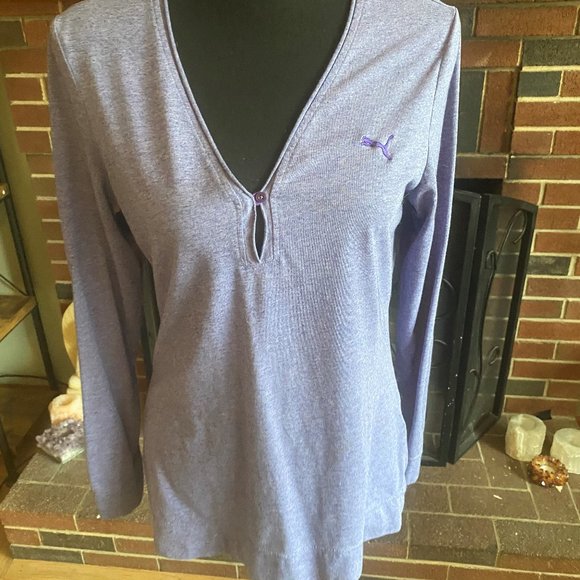 PUMA Tops - PUMA purple sports top